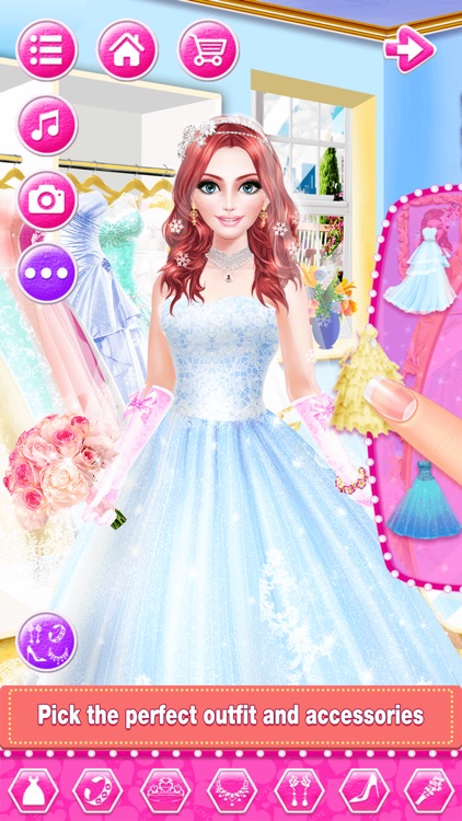 Bridal Boutique Shop : Beauty Salon - Wedding Makeup, Dressup and Makeover Games screenshot-3