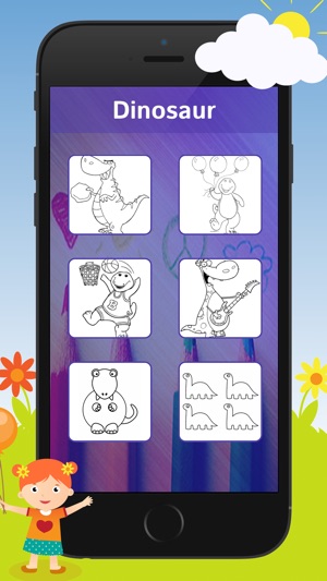 Dinosaur Coloring Book for Kids - Free Fun Educational Dino (圖4)-速報App