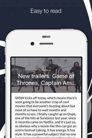 Newspot - Your Wonderful News & RSS Feed Reader "for Apple Watch and iPhone" screenshot 2