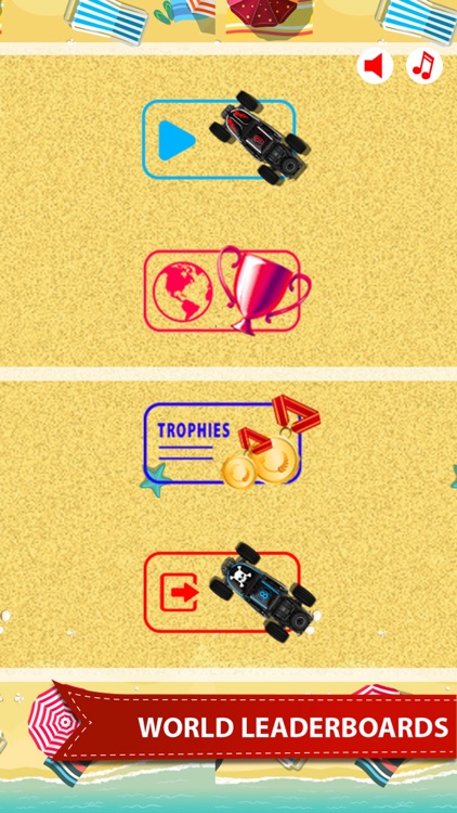 Sand buggy beach racing mania screenshot-3