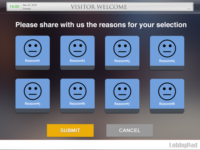 LobbyPad - Smiley Face Customer Feedback(圖2)-速報App