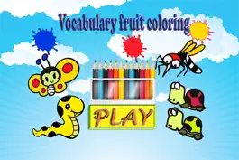 Game screenshot Animals Vocabulary Coloring Books apk