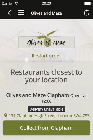 Olives and Meze screenshot 2
