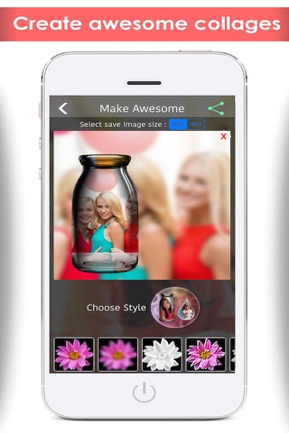 Awesome PiP camera effects & photo touch editor plus collage art frames maker screenshot 4