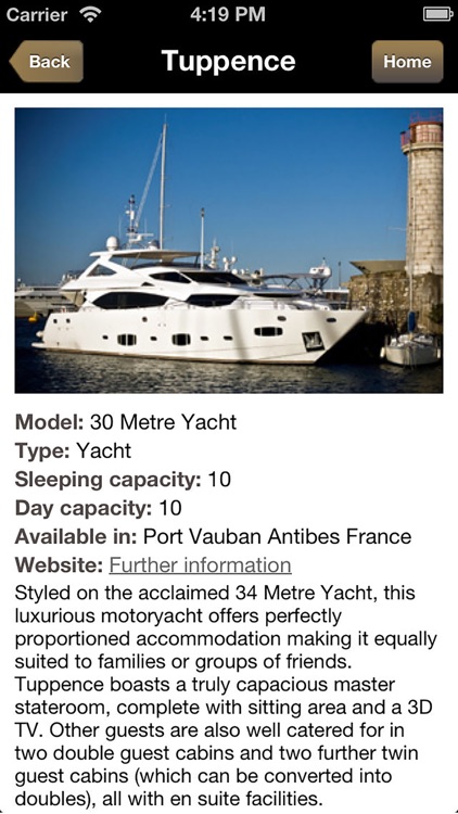 Sunseeker Charters screenshot-4