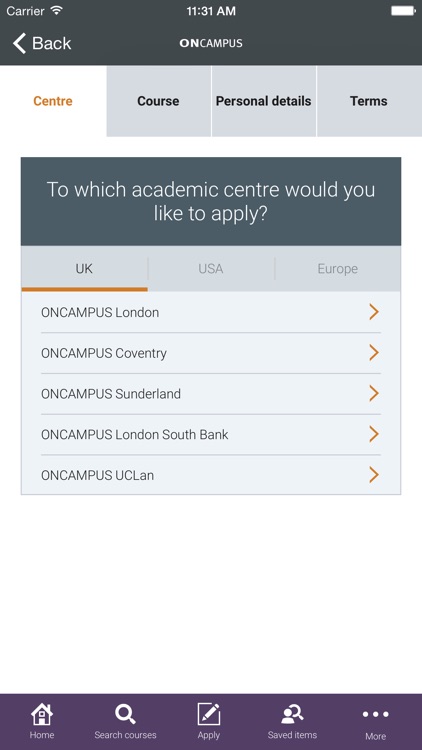 ONCAMPUS Coursefinder screenshot-4