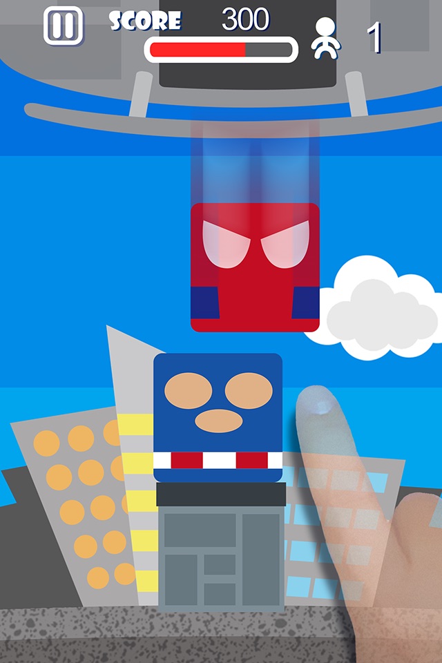 Super heroes Stack Up Champs - Invincible Block Stacker Climb Mania screenshot 2