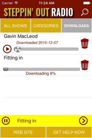 Steppin' Out Radio screenshot 3