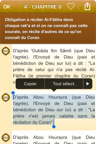 Sahih Muslim Français et Arabe screenshot 3