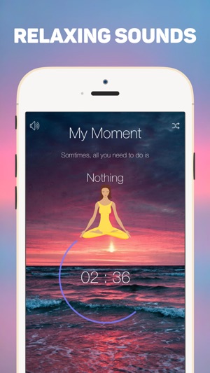 Yoga Moment : Relaxing Sounds HD - White Noise,Oriental Medi(圖2)-速報App