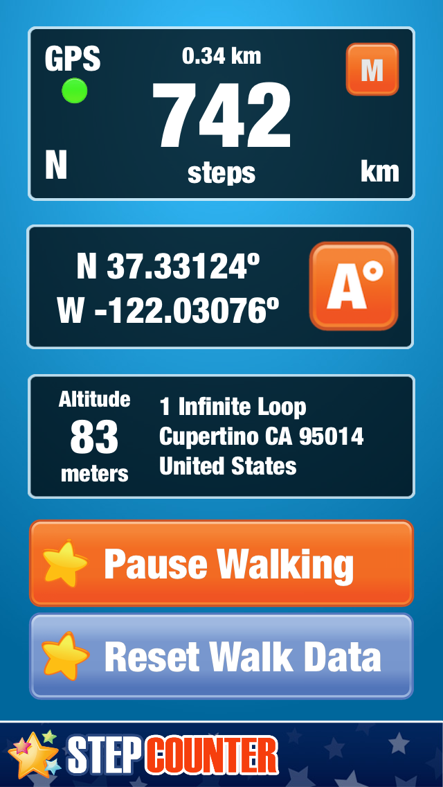 Free Pedometer and Step Counter Tracker for Walking
