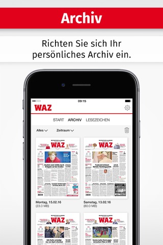 WAZ E-Paper screenshot 4