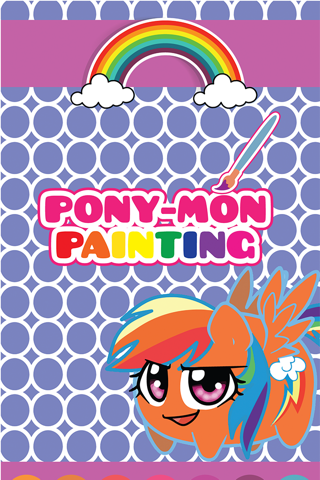 PONY MON Friendship Paniting Games for little Boys and Girls screenshot 3