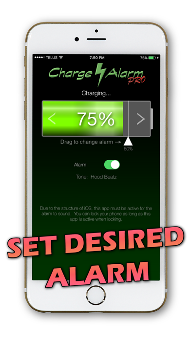 Charge Alarm Pro screenshot1