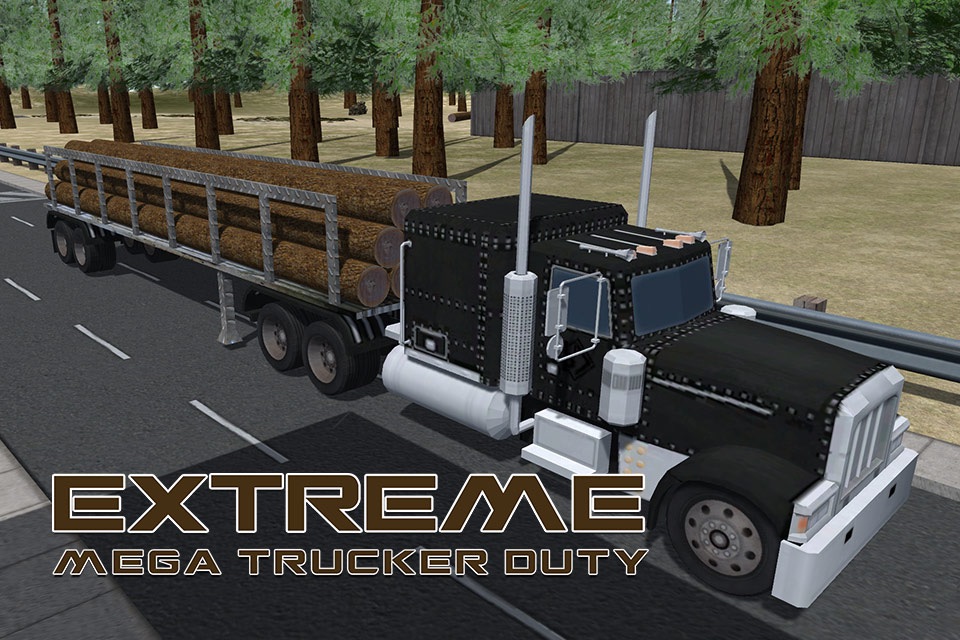 3D Logging Truck Driver – Drive mega cargo lorry in this driving simulator game screenshot 4