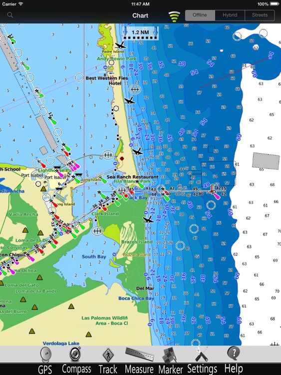 Gulf of Mexico GPS Charts Pro screenshot-3
