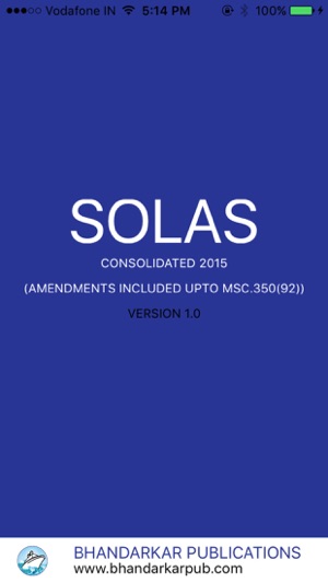 SOLAS Consolidated 2016