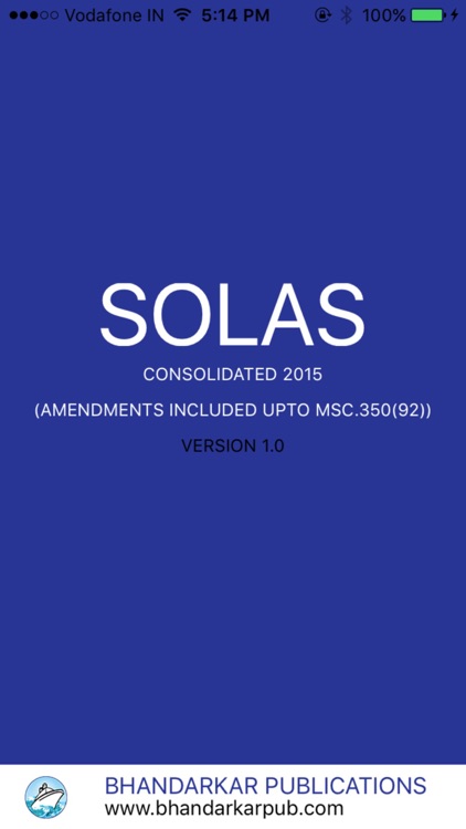 SOLAS Consolidated 2016