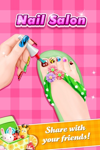 Girls Nail SPA - salon games screenshot 4