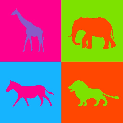 Smart Cubes: African animals puzzle games for kids icon