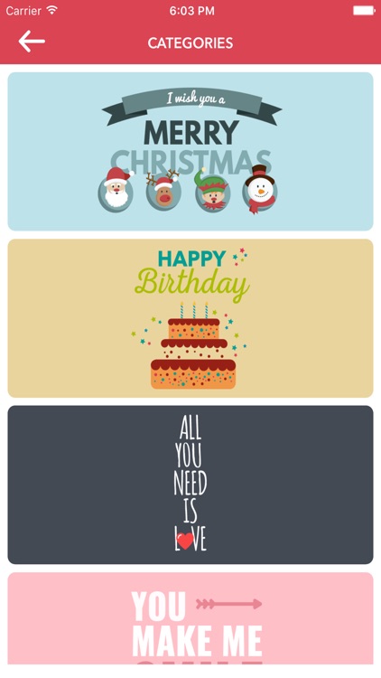 Simple Greeting Card Maker - Create Invitation Cards for Birthday, Christmas, Wedding screenshot-3