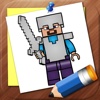 Draw Lego Minecraft Edition