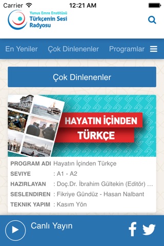 Türkçenin Sesi Radyosu screenshot 2