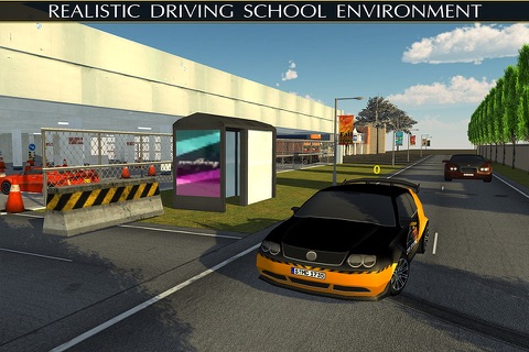 Real City Car Driving School Simulator: Driving test and car parking game screenshot 3