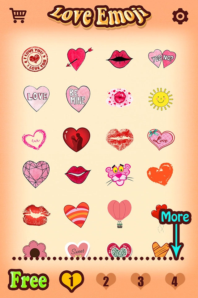 Love Emoji Stickers for Adult Messages & Email on Valentine's Day screenshot 3
