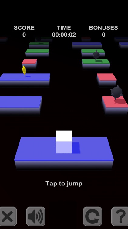 Cube Jump. 3D platforms