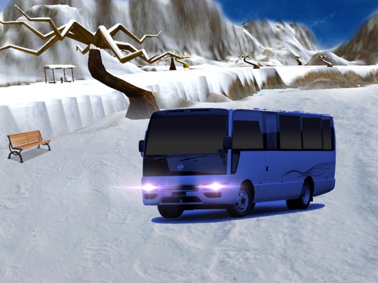 Offroad Snow Hill Bus Drive 3D -  Enjoy Tourist Driving Adventure 2016のおすすめ画像3