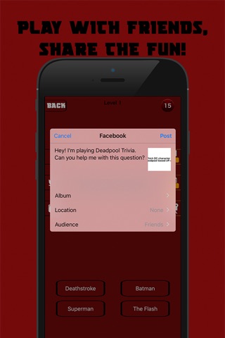 TRIVIAPOOL USA EDITION - Quiz game for the real Deadpool fan screenshot 2