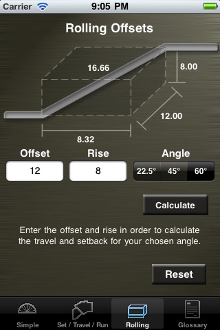 Pipe Offset Calculator screenshot 3