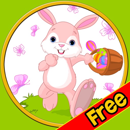 rabbits delighful for kids - free icon