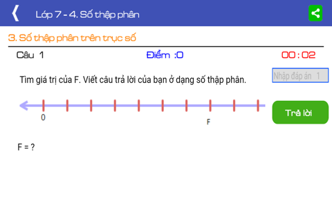 Toán lớp 7 (Toan lop 7) screenshot 4