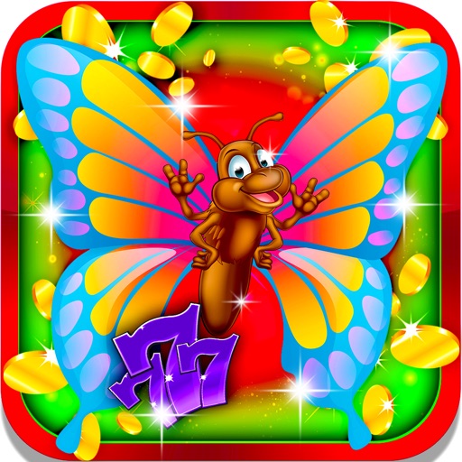 Happy Slot Machine: Have fun, play the butterfly roulette and win super daily rewards Icon