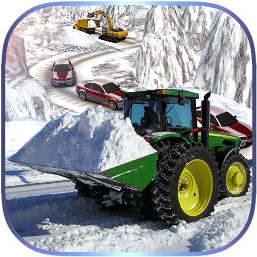 Winter Snow Plow Rescue Excavator Sim Icon