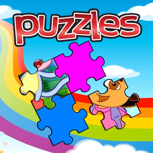 Cartoon Jigsaw Puzzle Box for Dora Explorer Version Icon