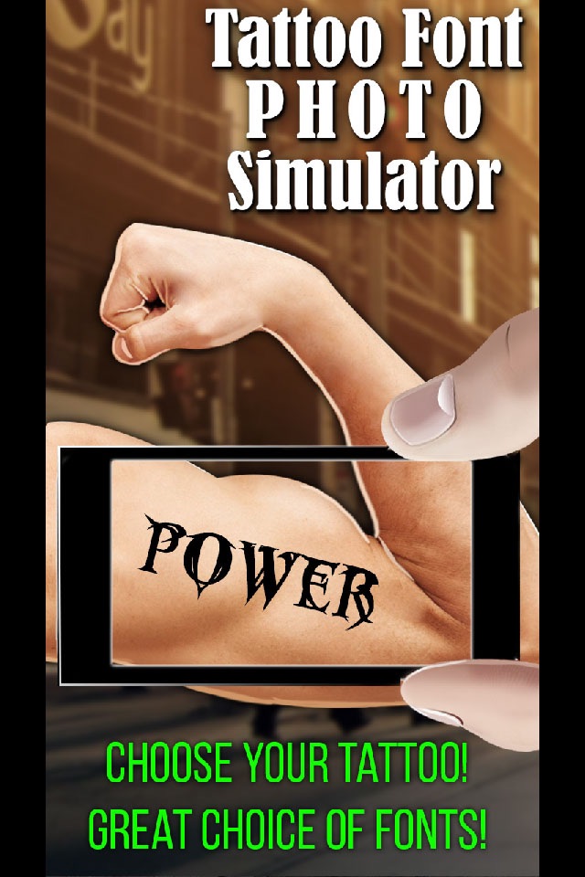 Tattoo Font Photo Simulator screenshot 3