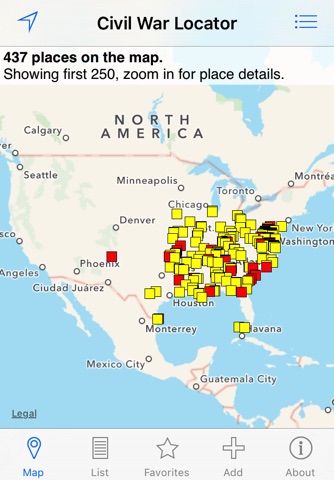 American Civil War Locator screenshot 4