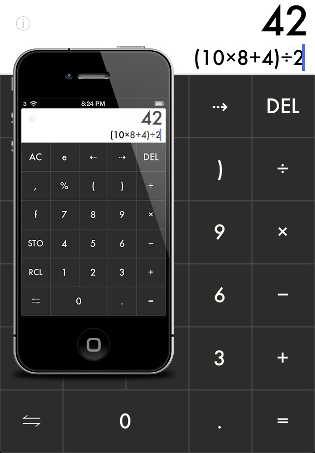 Minimalist Calculator screenshot 2