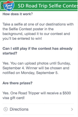 SD Road Trip Contest screenshot 2