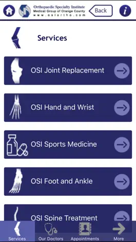 Game screenshot Orthopaedic Specialty Institute apk