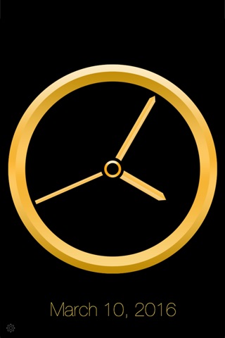 Gold Luxury Clock screenshot 3