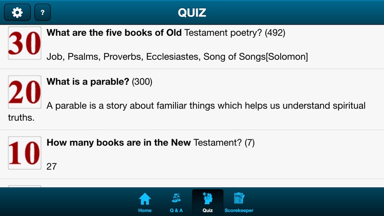 Bible Quiz Companion screenshot-3