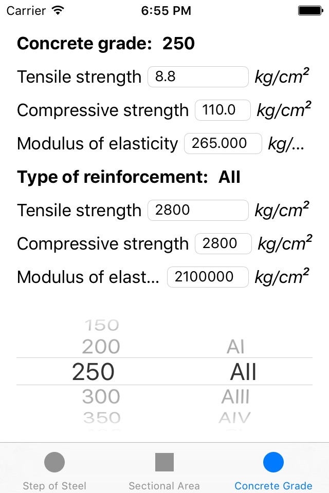 Steel Table screenshot 2