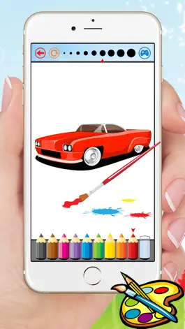 Game screenshot Classic Car Coloring Book & Drawing Vehicles free for kids apk