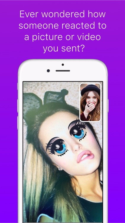 wipe messenger - share a moment, get a reaction! screenshot-0