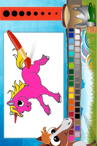 馬のぬりえ - 子供のための1の描画、ペイント、色のゲームではすべてののおすすめ画像4