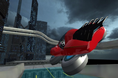 Hover Car Parking - Flying Car Hovercraft City Racing Simulator Game PRO screenshot 3